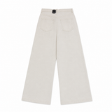 Women Wide Leg Gabardine Pants