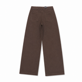 Women Wide Leg Gabardine Pants