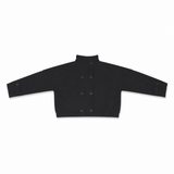 Women Double-Breasted High Collar Jacket