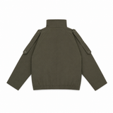 Women Double-Breasted High Collar Jacket