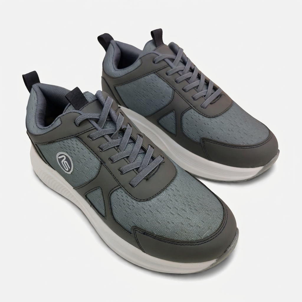 Men Lace-Up Mesh Sports Shoes
