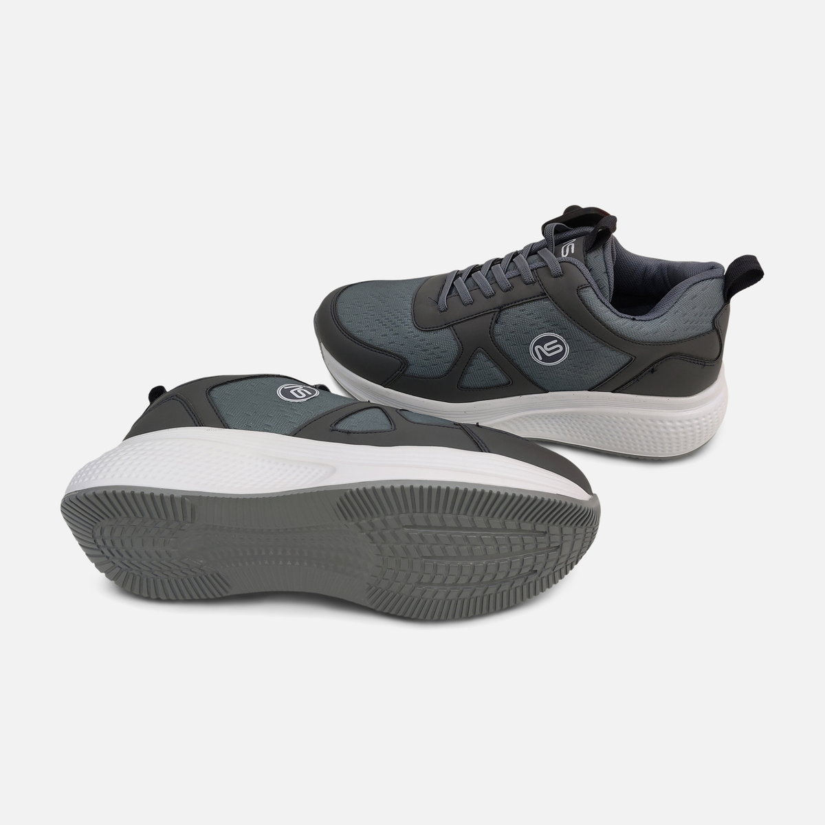 Men Lace-Up Mesh Sports Shoes