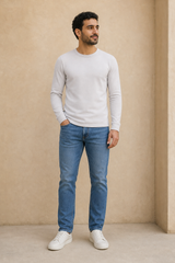 WHITE - on model