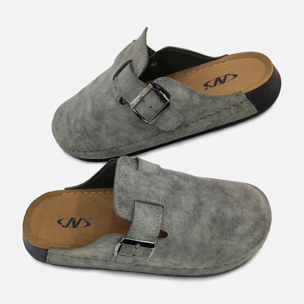 Men Buckle Strap Clog