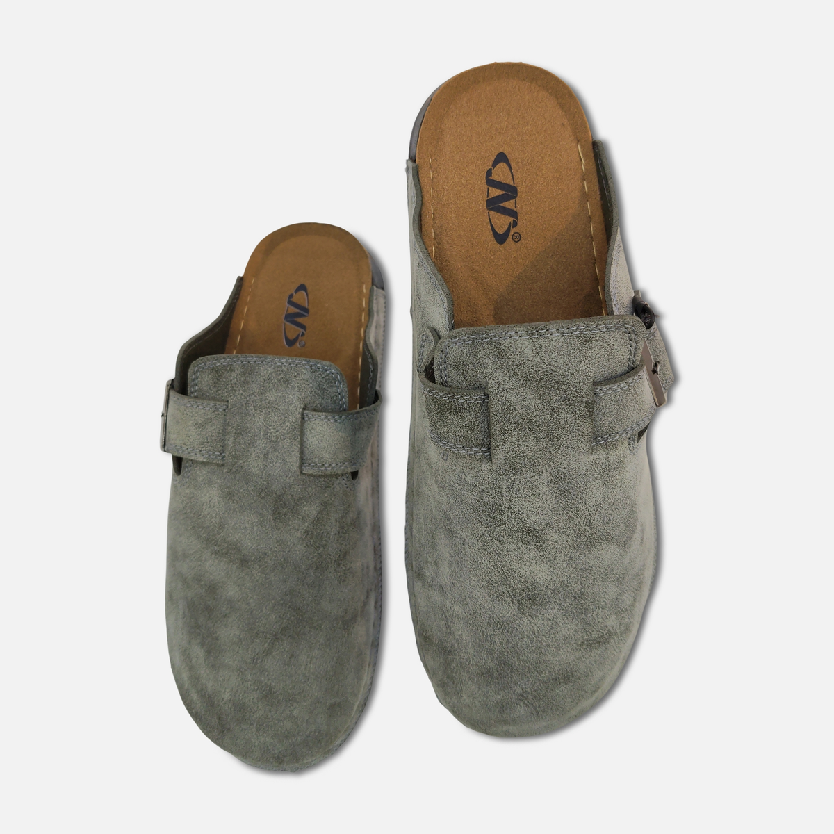 Men Buckle Strap Clog