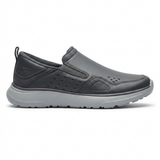 Dark Slip On Comfort Shoes With Cushioned Sole