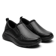 Dark Slip On Comfort Shoes With Cushioned Sole