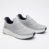 Slip On Knit Sneakers With Cushioned Sole