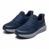 Slip On Knit Sneakers With Cushioned Sole