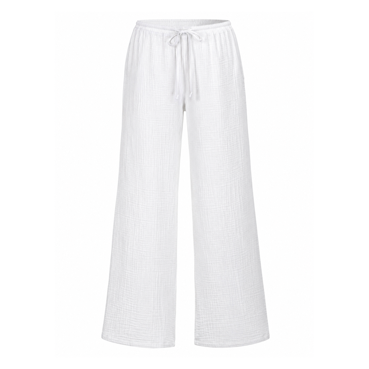 Women Textured Wide Leg Pants