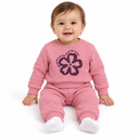 Floral Embroidered Sweatshirt And Jogger Set