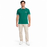 Striped Trim Polo Shirt