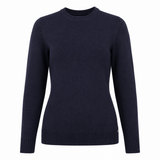 Women Crew Neck Knitted Pullover
