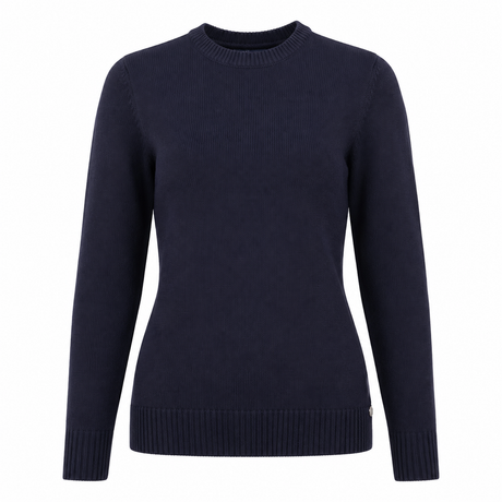 Women Crew Neck Knitted Pullover
