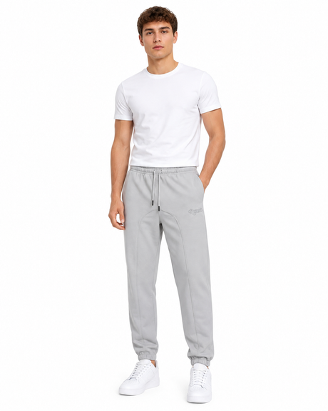 Men Jogger Pants With Back Pocket And Drawstring