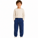 Boys jogger pants with elastic waist and adjustable drawstring