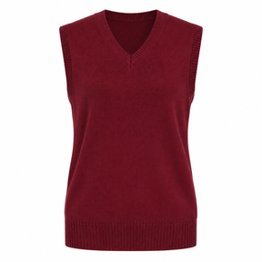 Women V Neck Knitted Vest