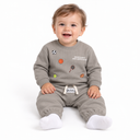 Sports Graphic Sweatshirt And Jogger Set