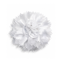 Triple rose floral hair clip with layered satin petals