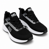 Mesh running shoes with lightweight sole