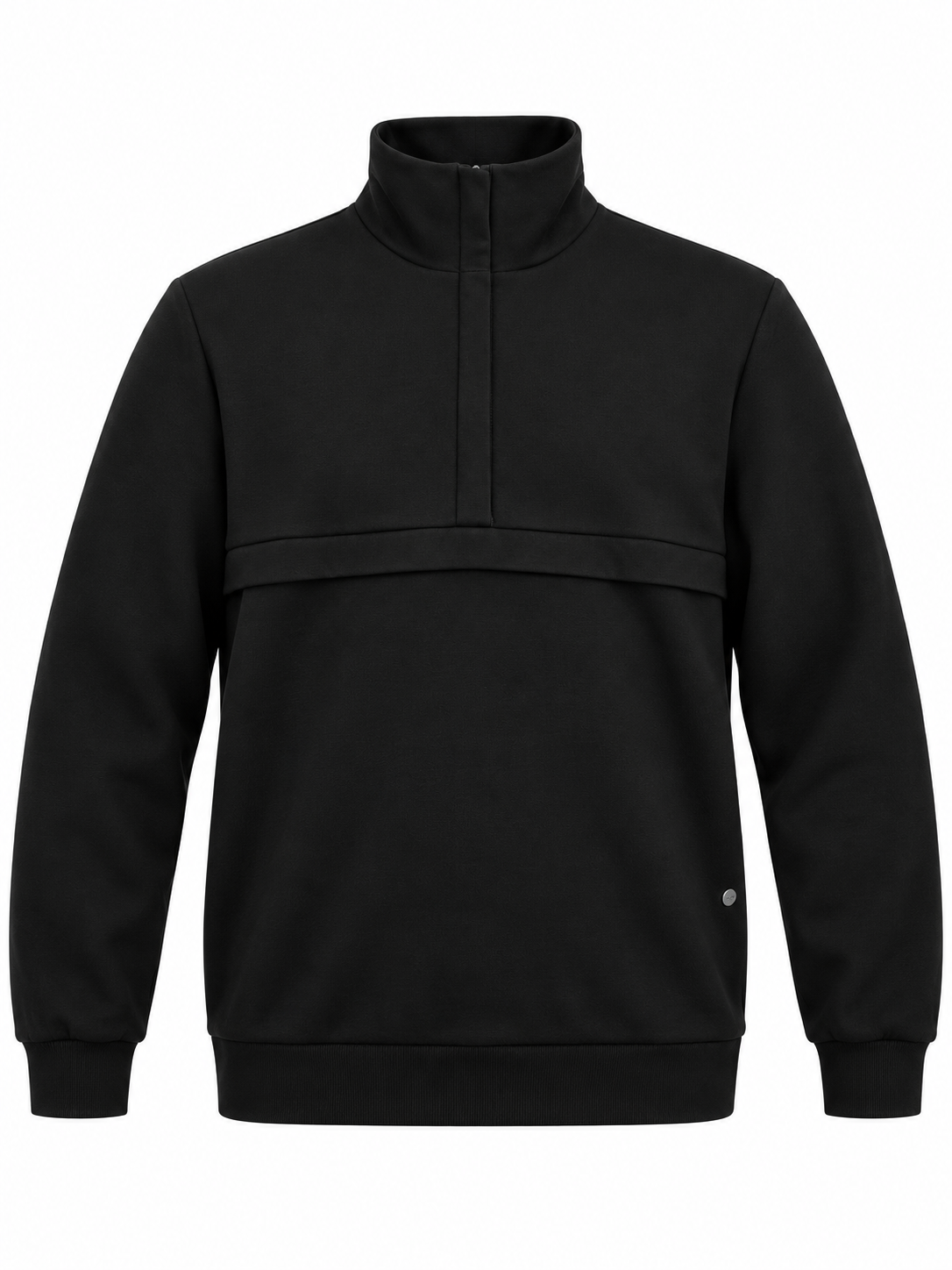 High Neck Pullover Sweatshirt