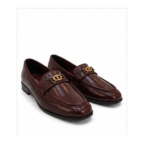 Women Metal Detail Loafers