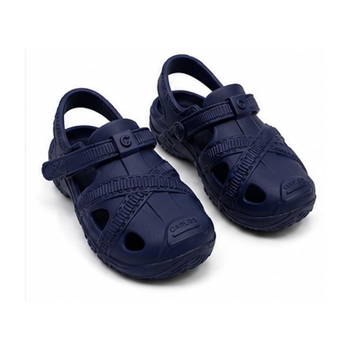 Kids Closed Toe Adjustable Clog Sandals