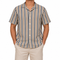 Men Striped Short Sleeve Shirt