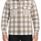 Checkered Shirt Jacket With Front Pockets