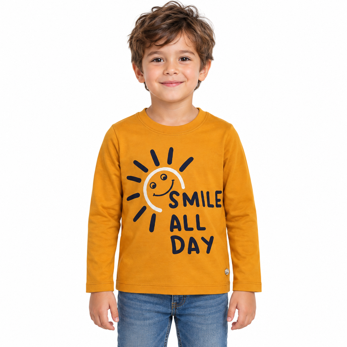 Kids Long Sleeve Printed T-Shirt