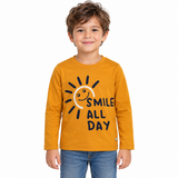 Kids Long Sleeve Printed T-Shirt