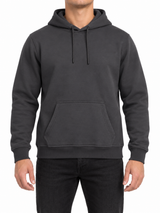 Plain Pullover Hoodie With Front Pocket