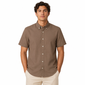 Men Textured Short Sleeve Shirt