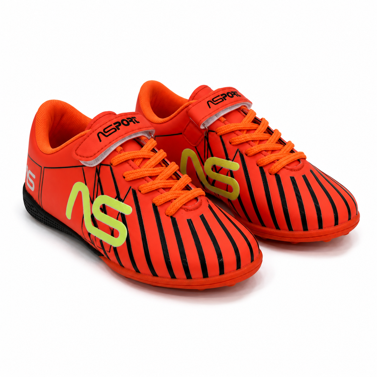 Kids Lace Up Sports Shoes With Strap