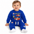 Racing Car Graphic Sweatshirt And Jogger Set