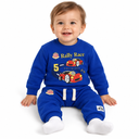 Racing Car Graphic Sweatshirt And Jogger Set