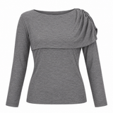 Ruched Sleeve Top