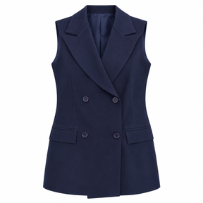 Double Breasted Tailored Vest