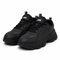 Chunky Lace Up Sneakers With Sculpted Sole