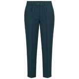 Tailored Straight Leg Pleated Pants