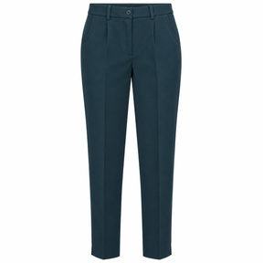 Tailored Straight Leg Pleated Pants