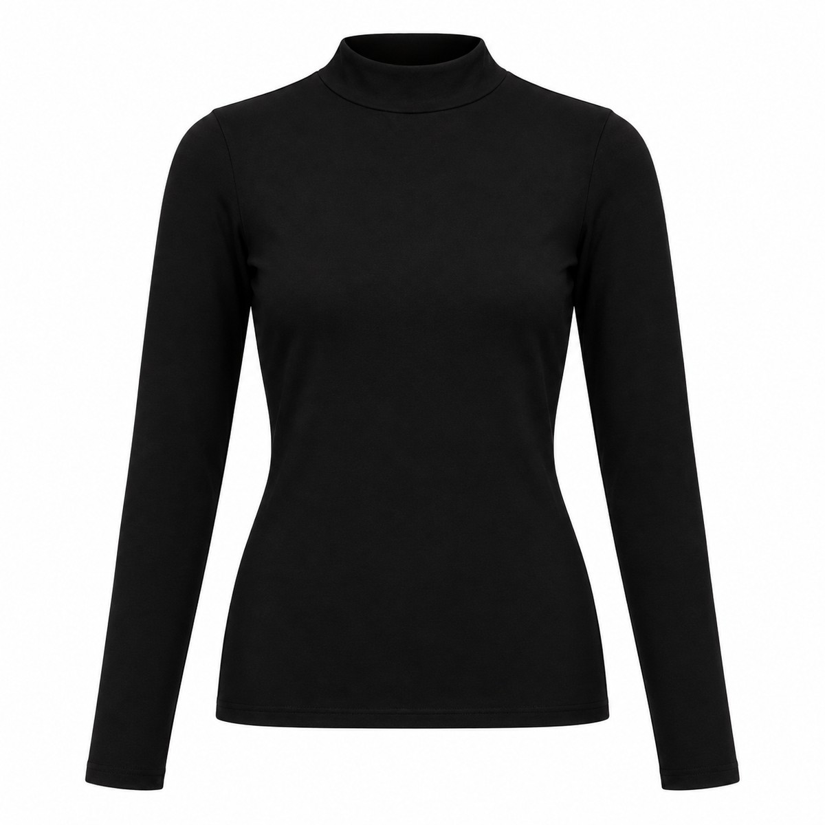 Mock Neck Long Sleeve Top