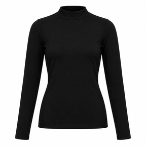 Mock Neck Long Sleeve Top