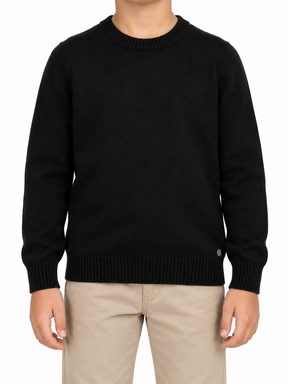 Classic Crew Neck Knitted Pullover
