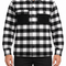 Checkered Shirt Jacket With Front Pockets