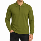 Classic Long Sleeve Polo Shirt