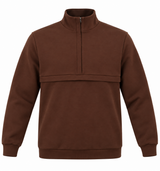 High Neck Pullover Sweatshirt