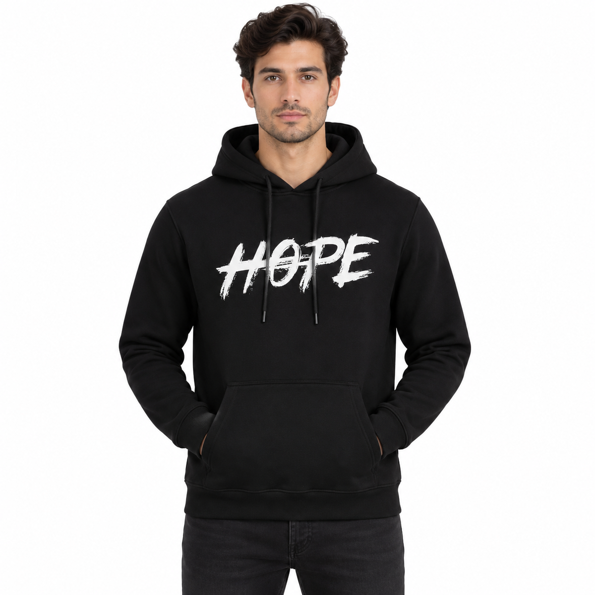 Statement Graphic Pullover Hoodie