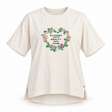 Floral Slogan Graphic T-Shirt