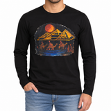 Pyramid Graphic Long Sleeve T-Shirt